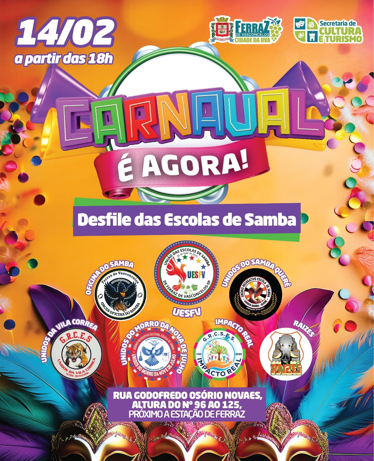 Banner do evento Carnaval é Agora