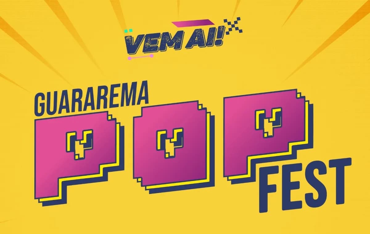 Banner do evento 2º Guararema Pop Fest