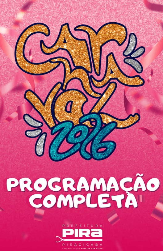 Banner do evento CARNAVAL DE PIRACICABA - 2026 