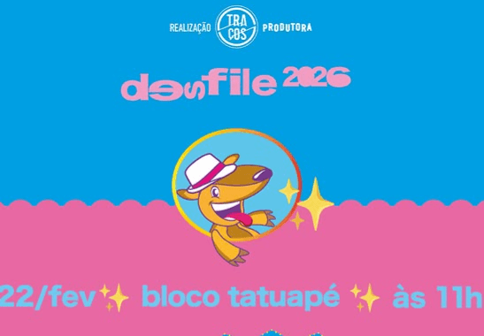 Banner do evento  Bloco Tatuapé 2026
