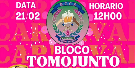 Banner do evento BLOCO TOMO JUNTO - 2026