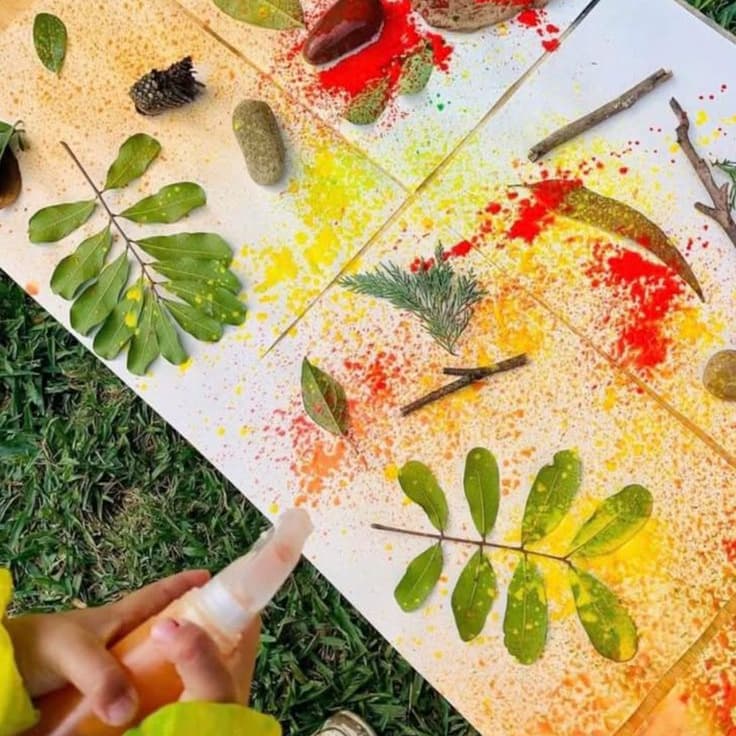 Banner do evento Oficina de pinturas da natureza