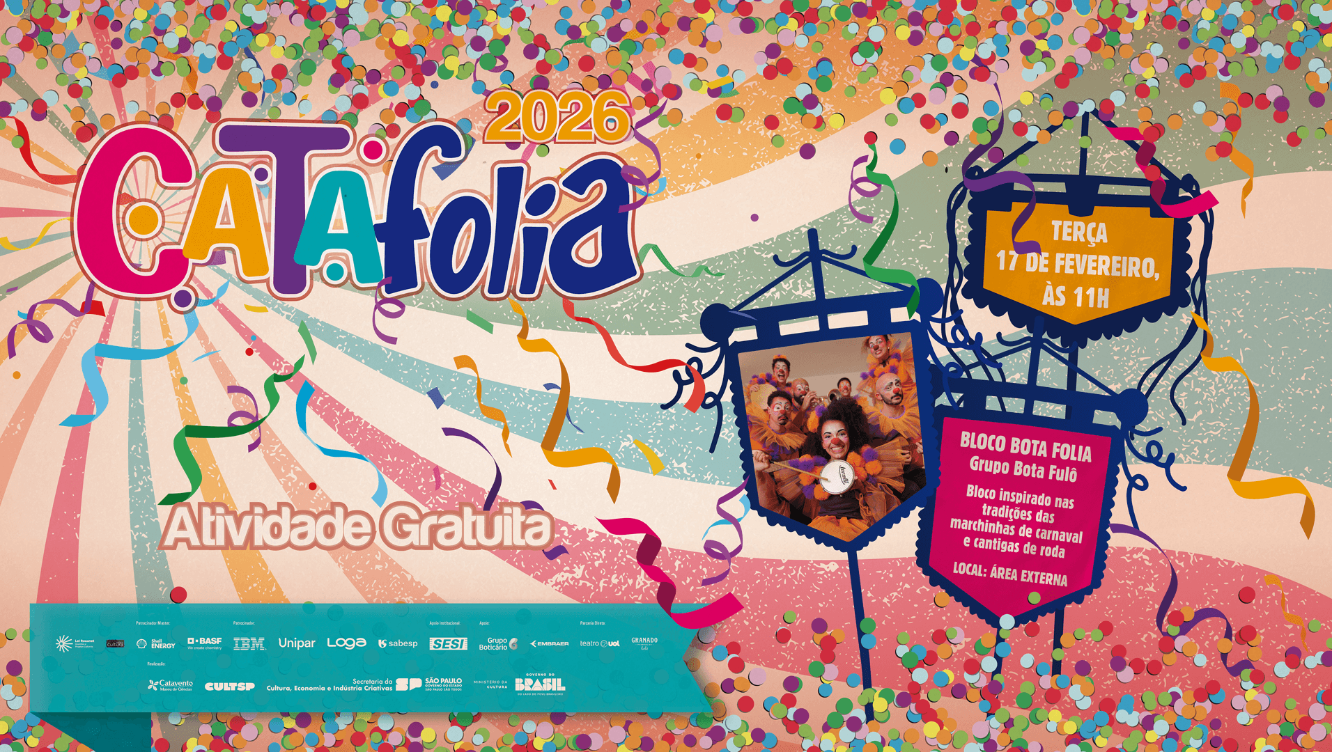 Banner do evento Catafolia - Grupo Bota Fulo