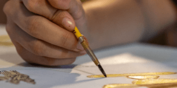 Banner do evento Programa Sejam Bem-Vindos | Oficina de Stencil