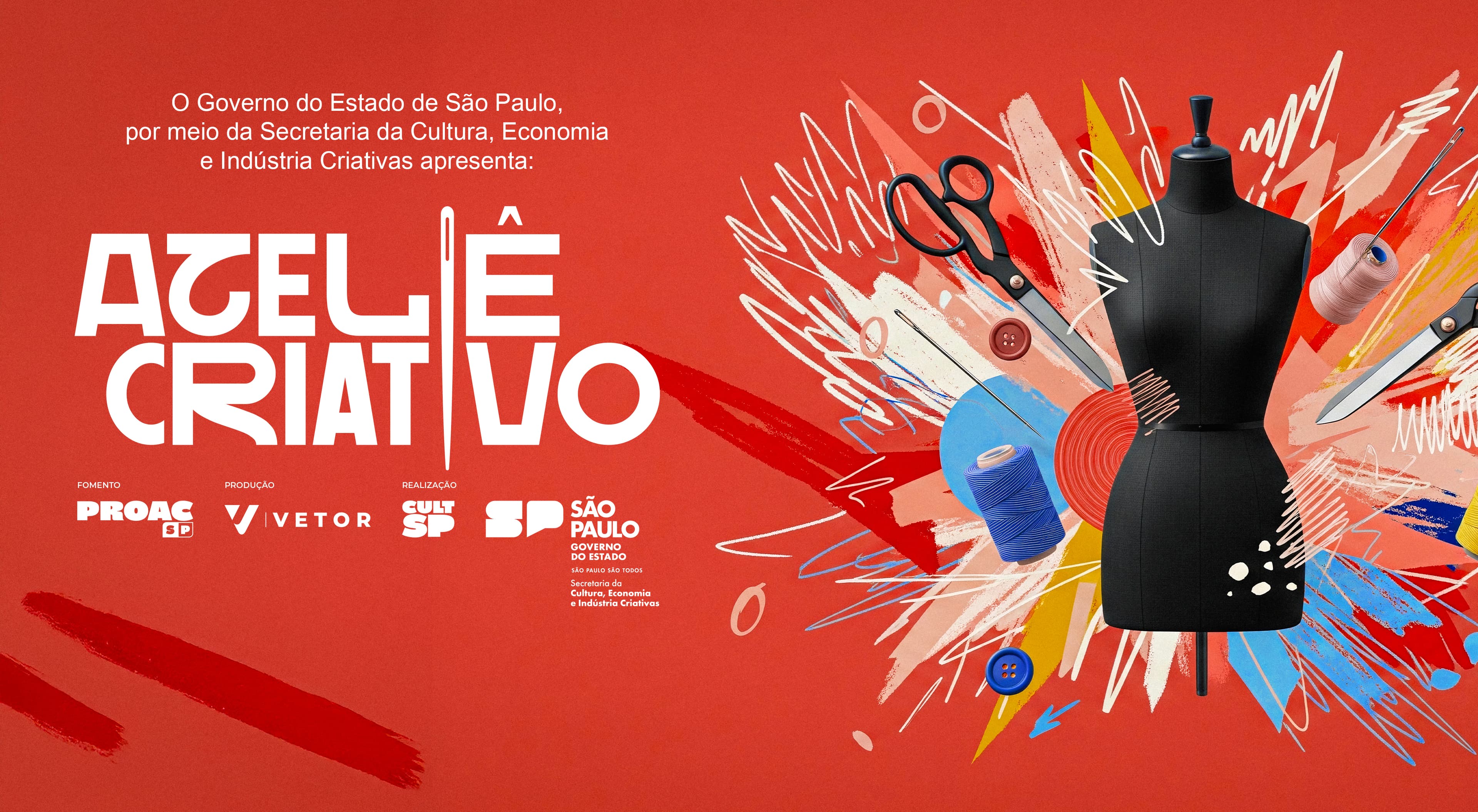 Banner do evento Ateliê Criativo - Brasilândia/São Paulo