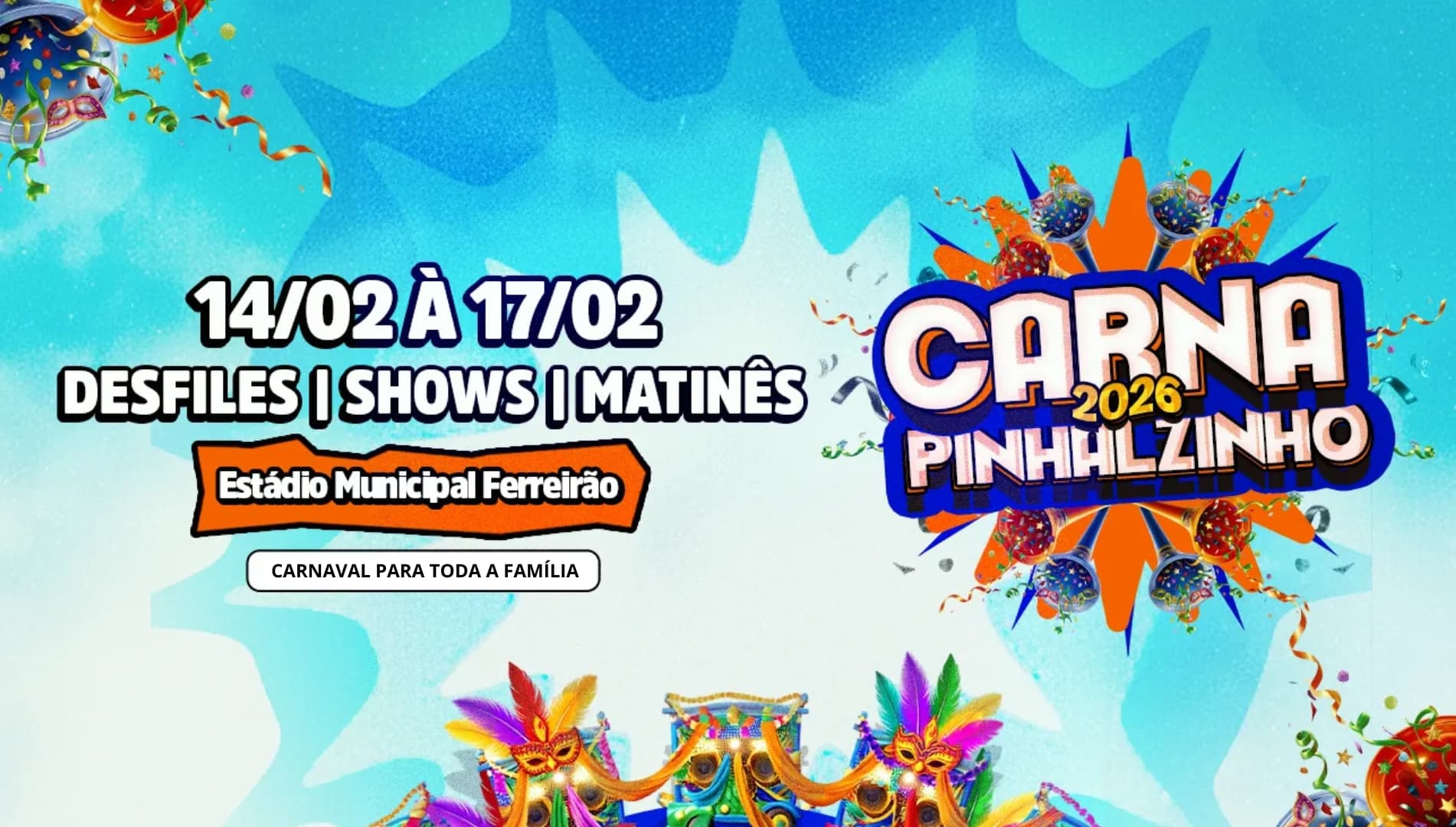 Banner do evento Carna Pinhalzinho 2026