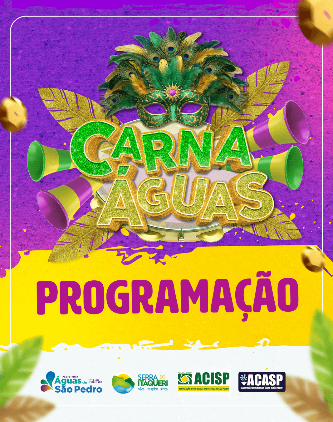 Banner do evento Carna Águas 2026 