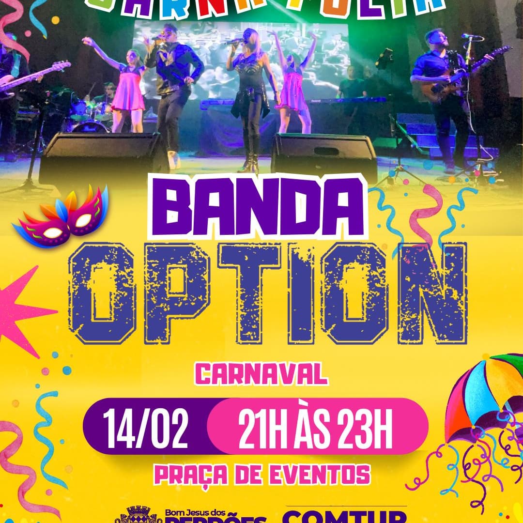 Banner do evento carnaval 