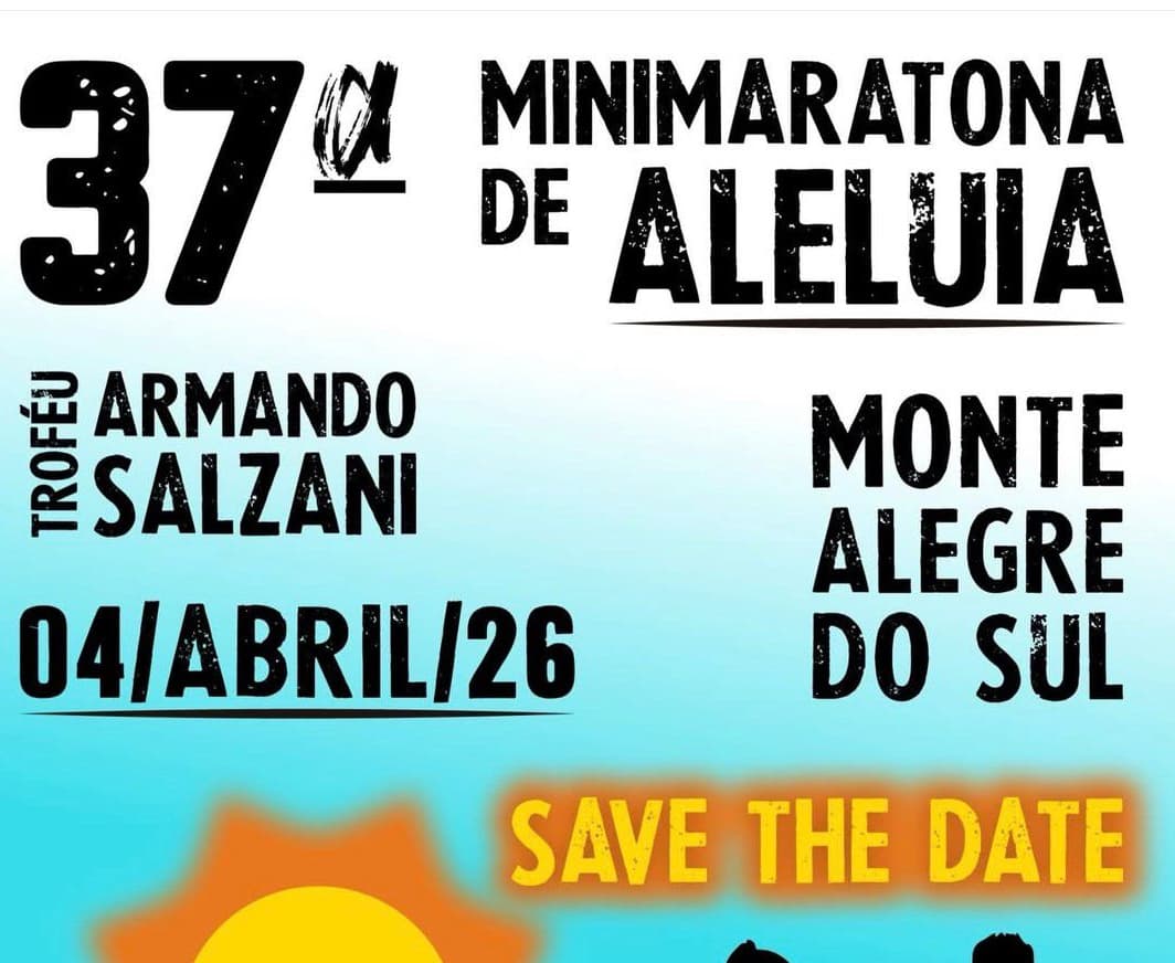 Banner do evento  37 ª Minimaratona de Aleluia