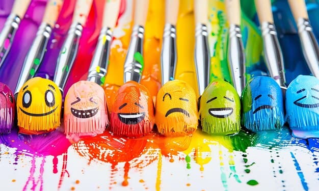 Banner do evento Expressando Emoções Através das Cores