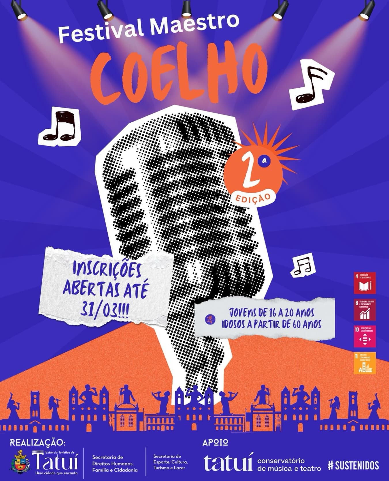 Banner do evento FESTIVAL MAESTRO COELHO