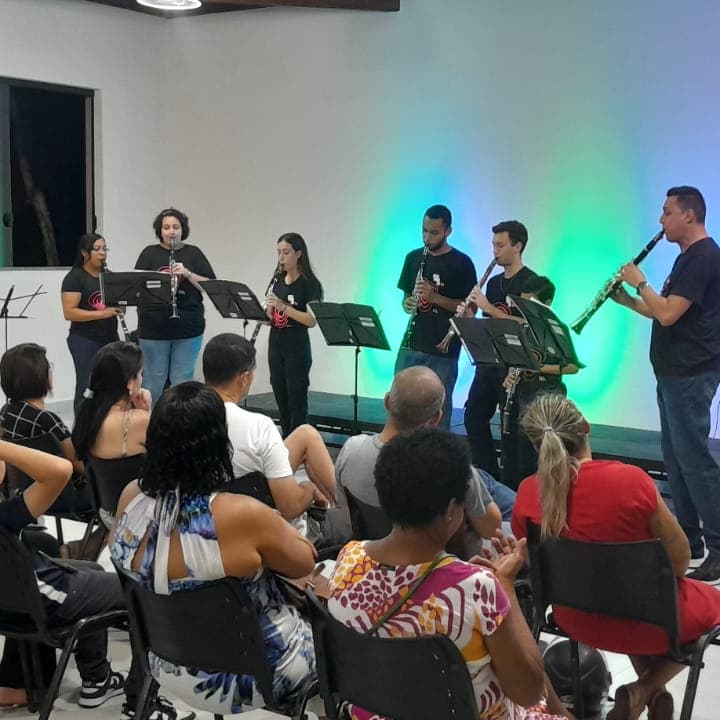 Banner do evento Aulas de Clarineta