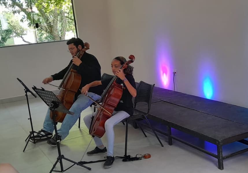 Banner do evento Aulas de Violoncelo