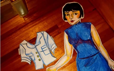 Banner do evento Bonequinhas de papel: repensando o gênero através da moda
