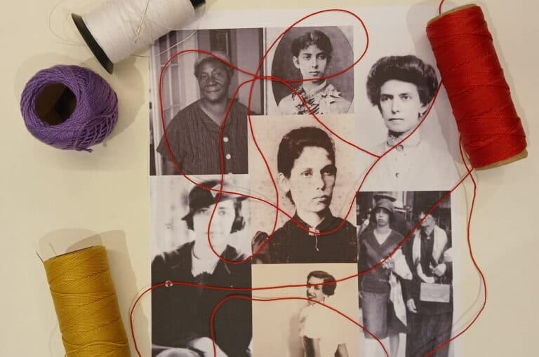 Banner do evento As mulheres que teceram Mário de Andrade