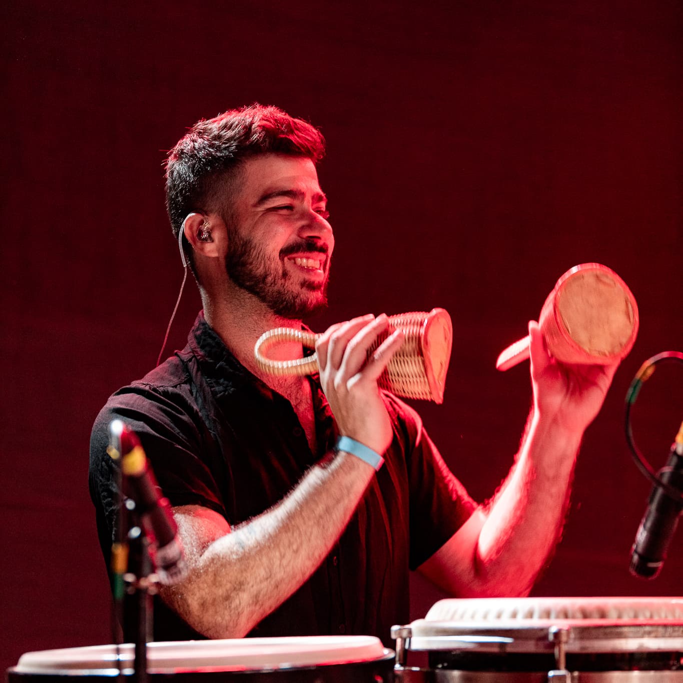 Banner do evento Master Class/A percussão coletiva: Ijexá e Samba Reggae 