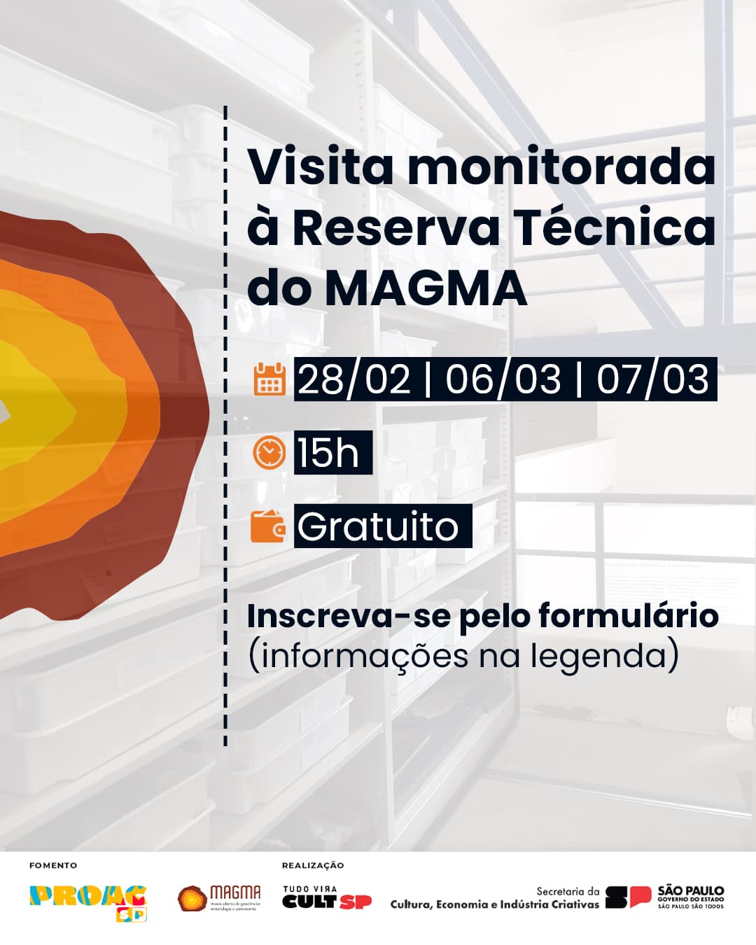 Banner do evento VISITA MONITORADA | Reserva Técnica do MAGMA 