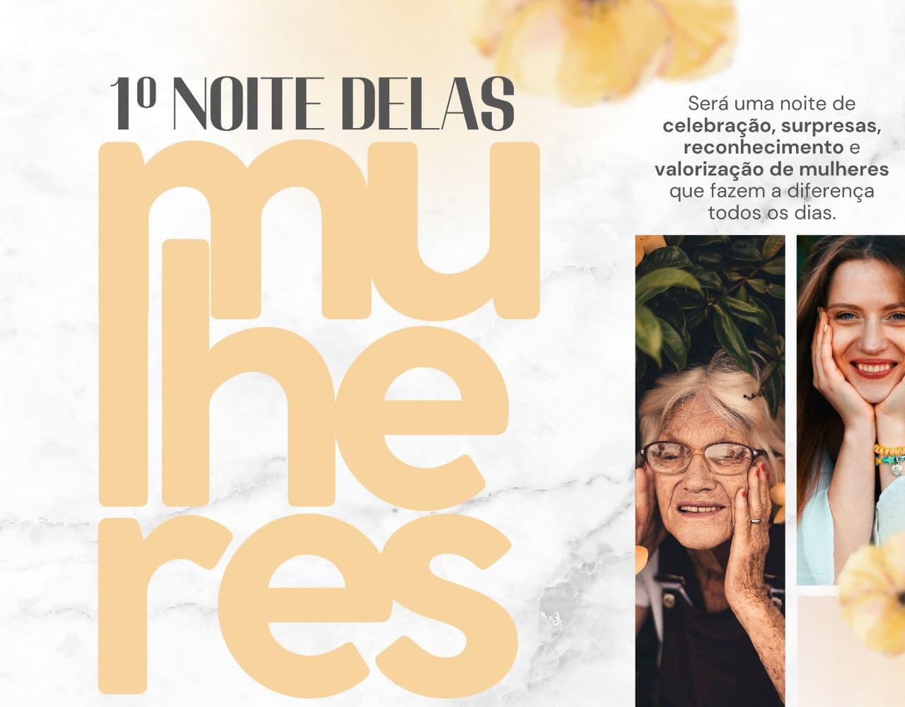 Banner do evento Primeira Noite Delas