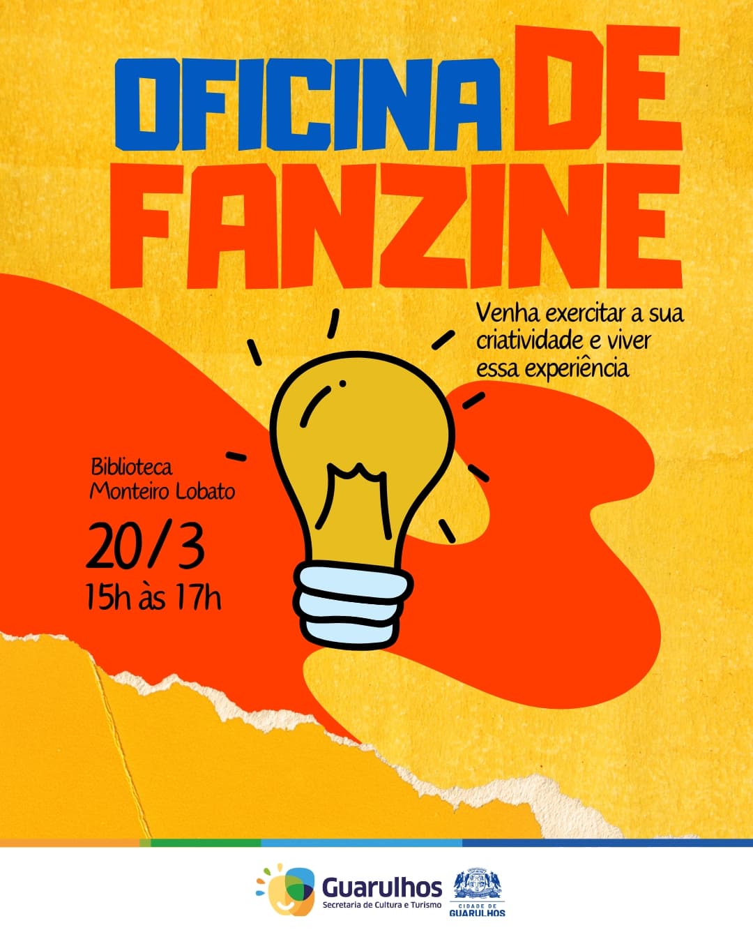 Banner do evento OFICINA DE FANZINE
