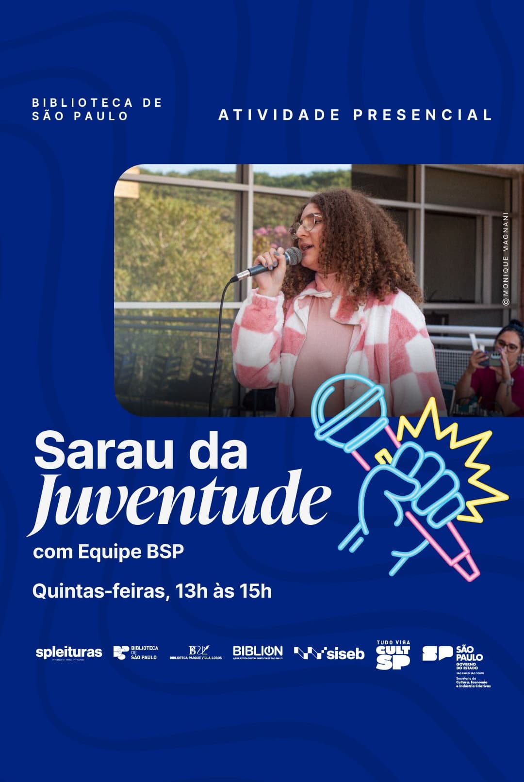 Banner do evento Sarau da Juventude