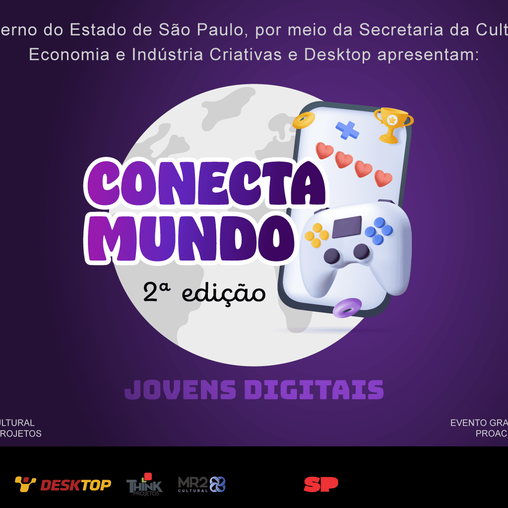 Banner do evento CONECTA MUNDO 2ª EDIÇÃO - JOVENS DIGITAIS- 35065 - 
