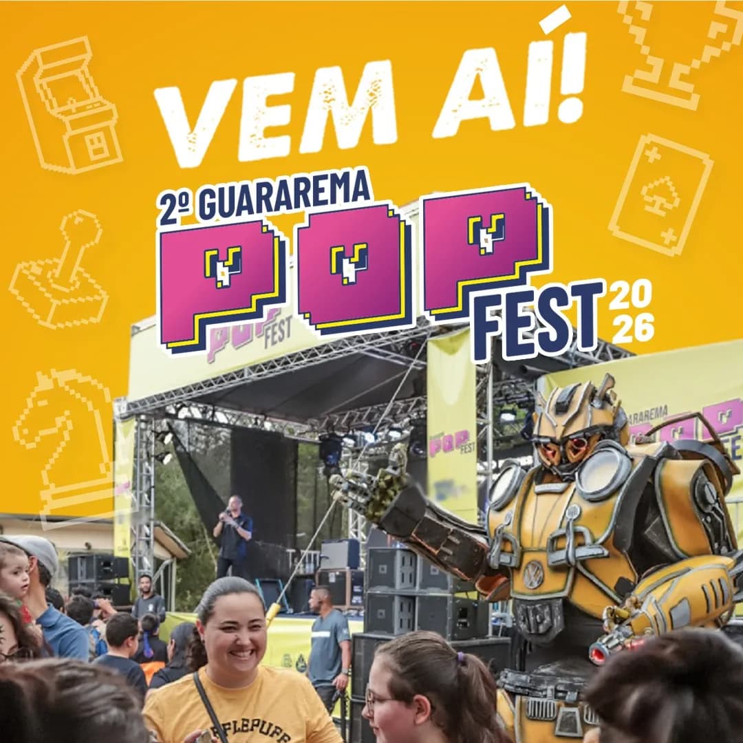 Banner do evento 2º Guararema Pop Fest