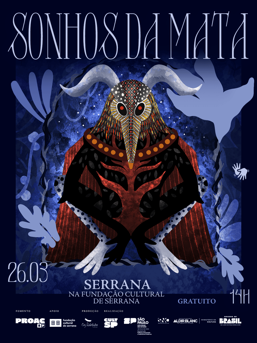 Banner do evento Espetáculo "Sonhos da Mata" 