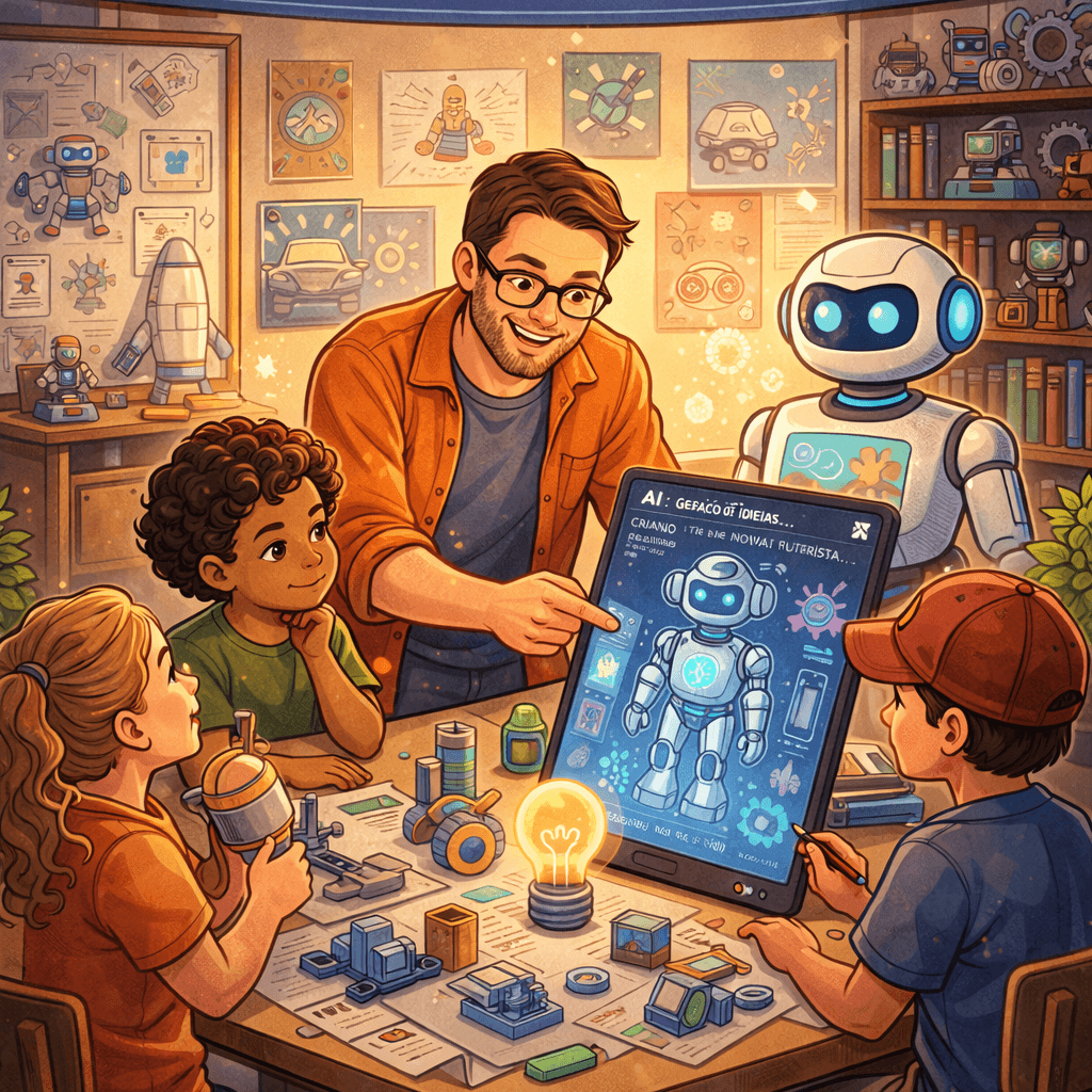 Banner do evento Oficina Invenções tecnológicas que ainda não existem com ajuda de IA