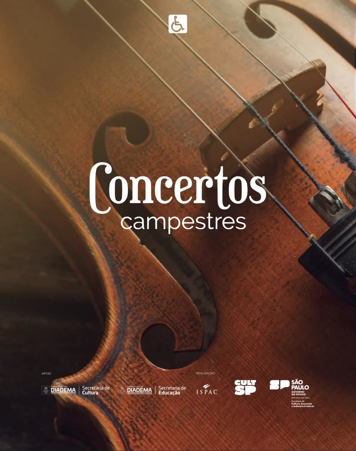 Banner do evento Teatro Clara Nunes - Concerto Campestre 
