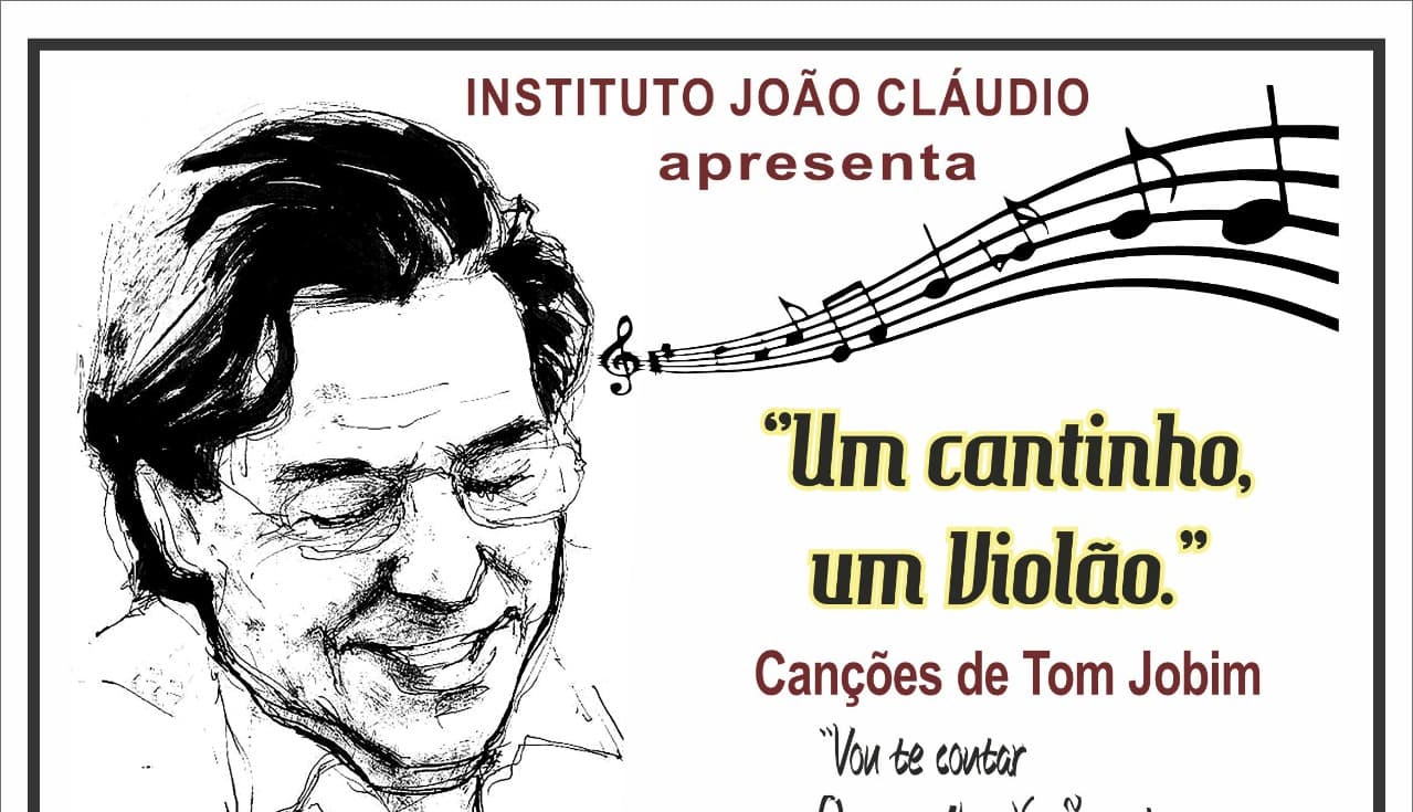 Banner do evento Show - Um Cantinho, Um Violão - Canções de Tom Jobim