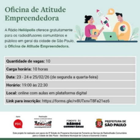 Banner do evento OFICINA DE ATITUDE EMPREENDEDORA