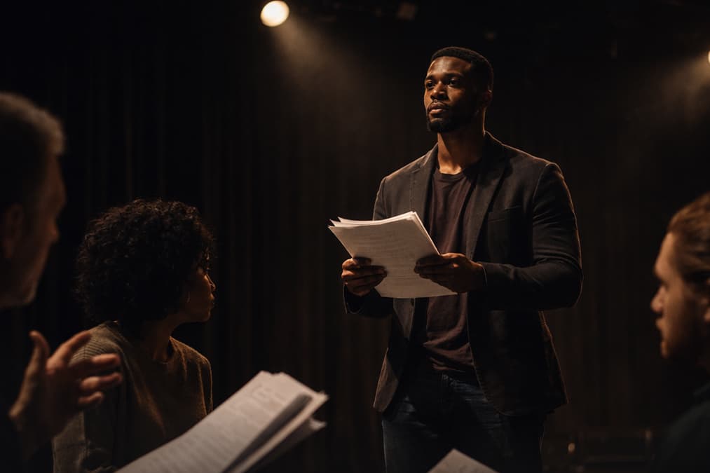 Banner do evento Curso Presencial e Gratuito | Dramaturgias do teatro e do audiovisual