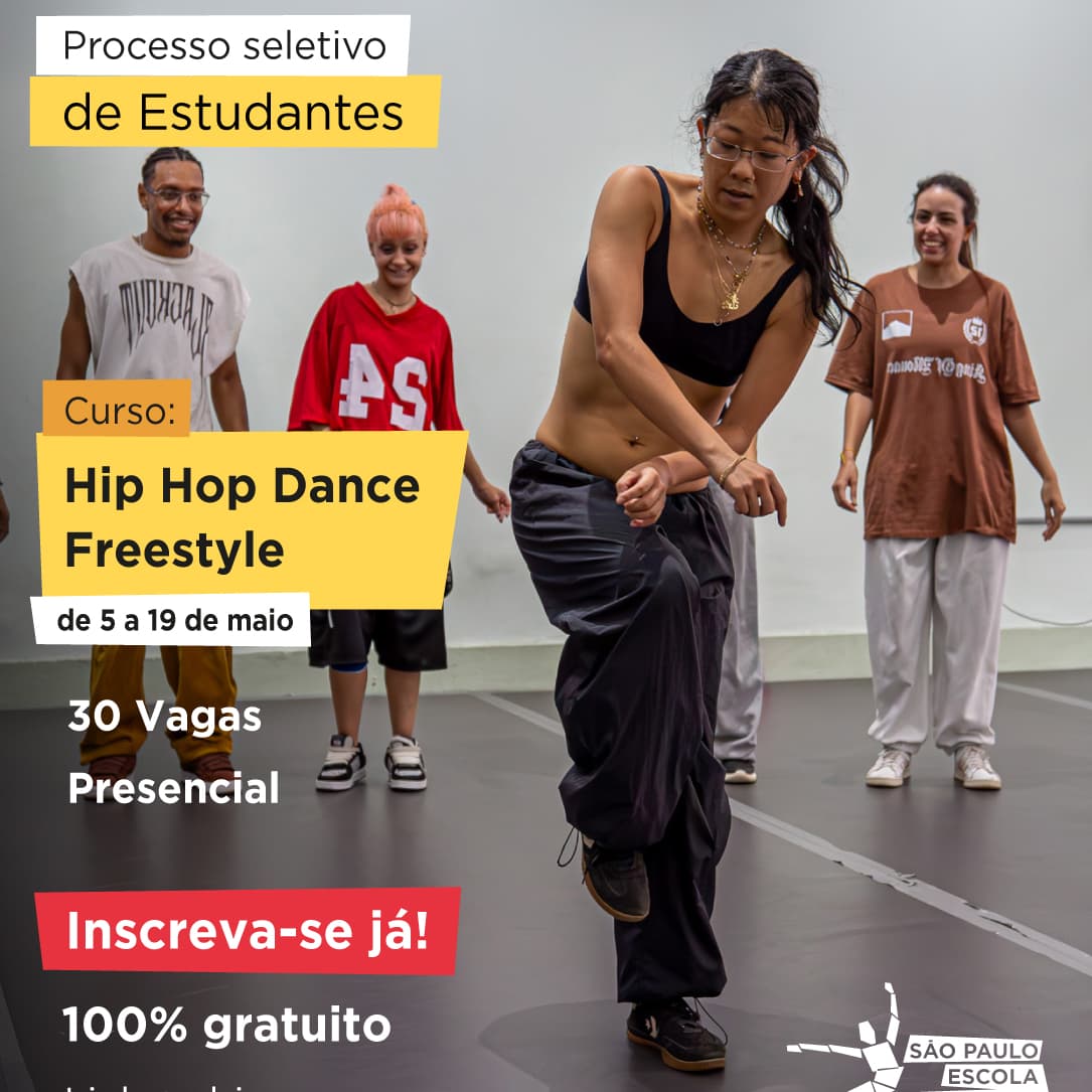 Banner do evento Curso de Extensão Cultural - Hip Hop Dance Freestyle