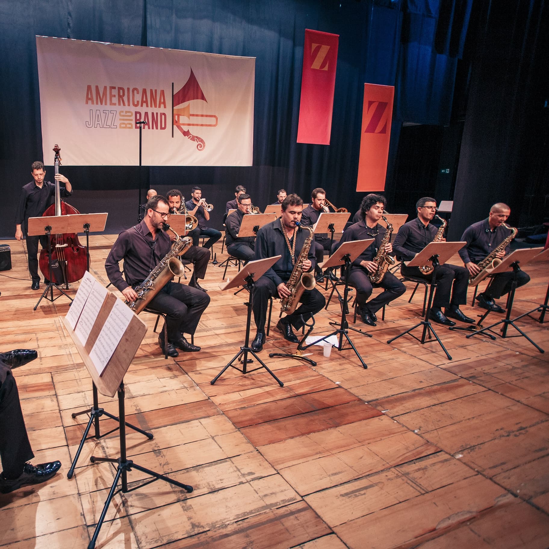 Banner do evento Americana Jazz Big Band em Hortolândia