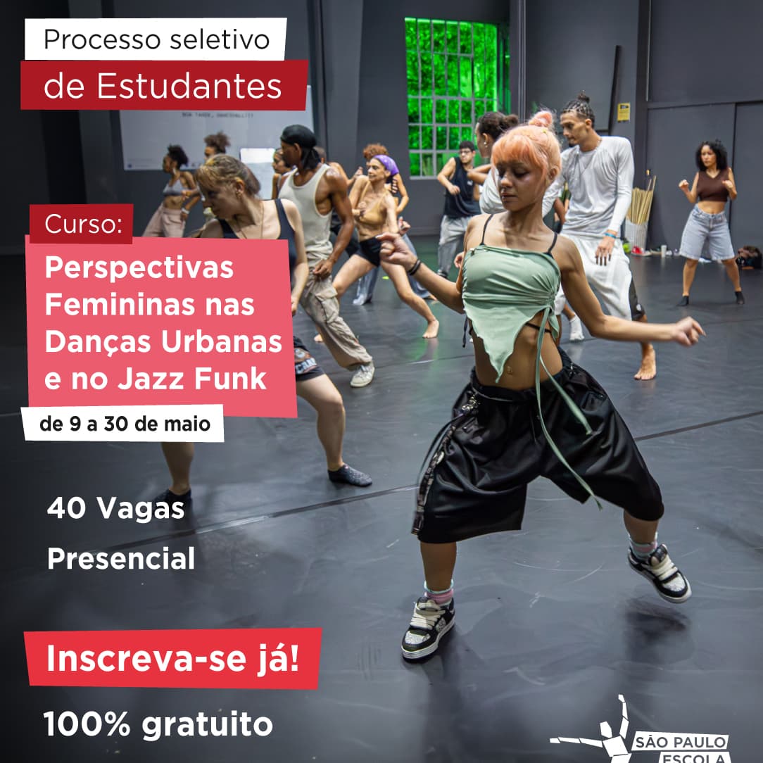 Banner do evento Curso de Extensão Cultural - Perspectivas Femininas nas Danças Urbanas e no Jazz Funk