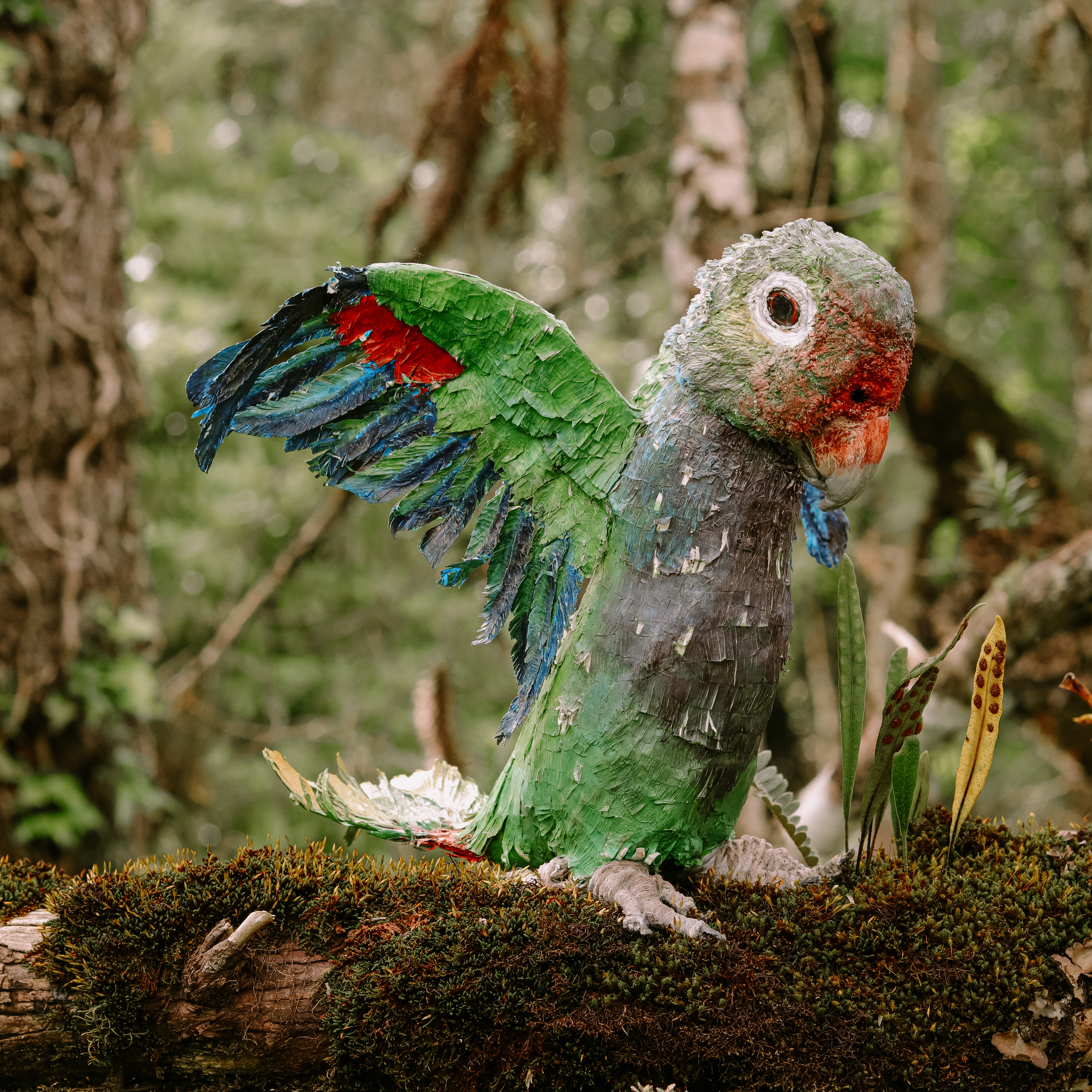 Banner do evento Oficina temática “Contação de História: Papagaio-de-Peito-Roxo”