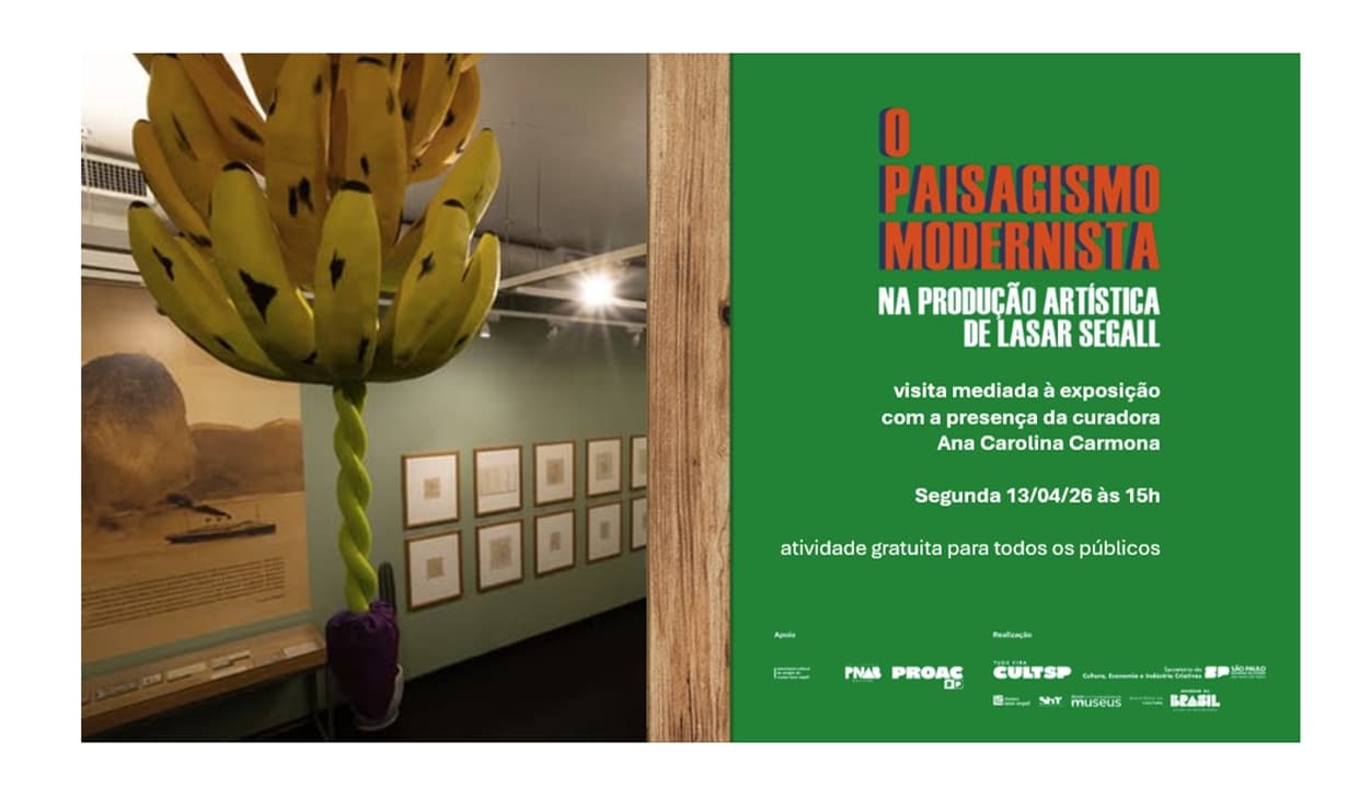 Banner do evento Visita mediada à exposição: o paisagismo modernista na produção artística de Lasar Segall