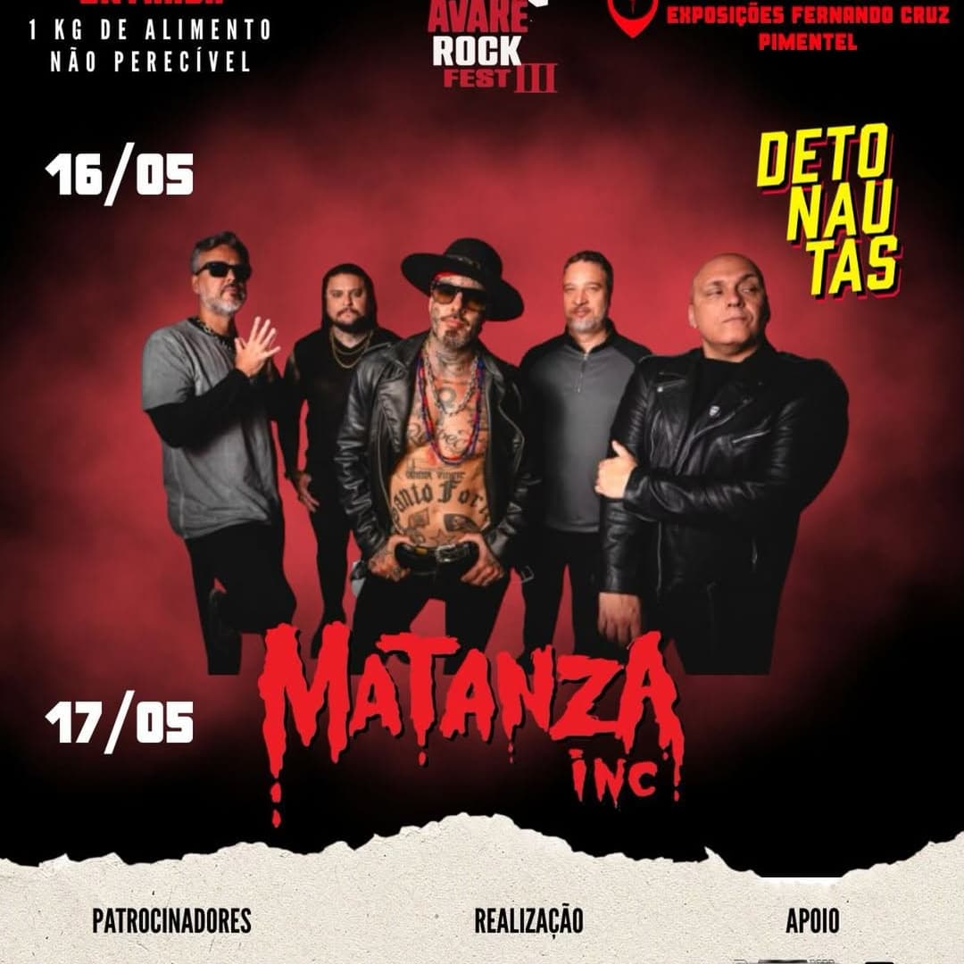 Banner do evento Avaré Rock Fest III