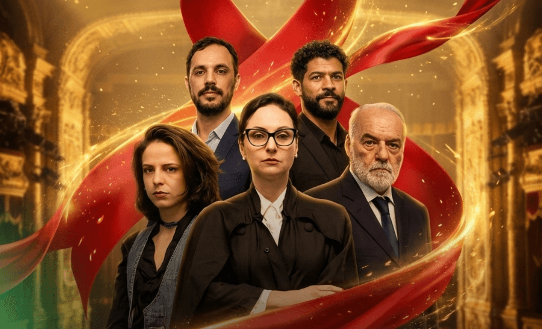 Banner do evento Espetáculo - HIV no Tribunal - Instituto BarONG