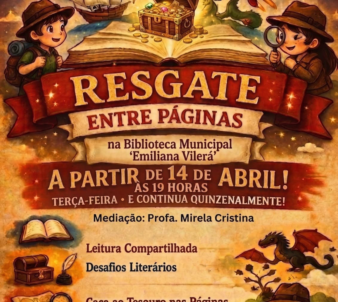Banner do evento Resgate entre Páginas
