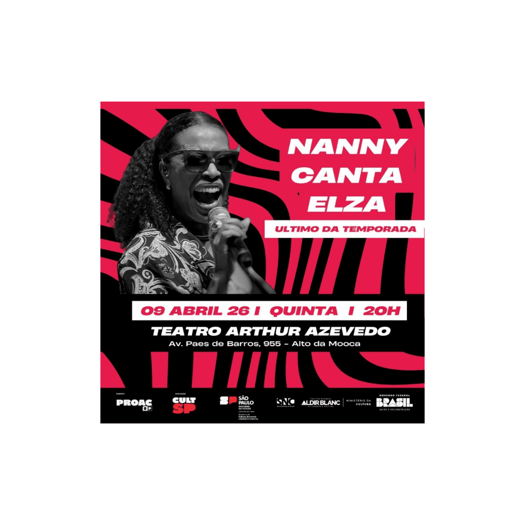Banner do evento Nanny Canta Elza 