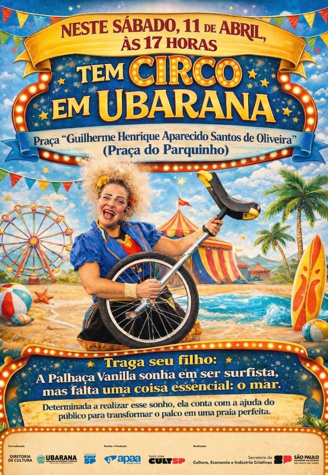 Banner do evento Vanilla Show - Ubarana