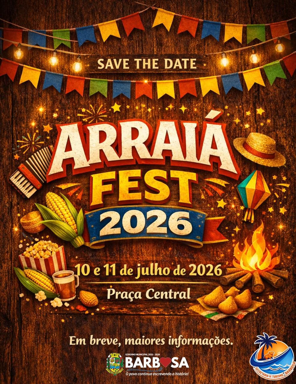 Banner do evento Arraiá Fest 2026
