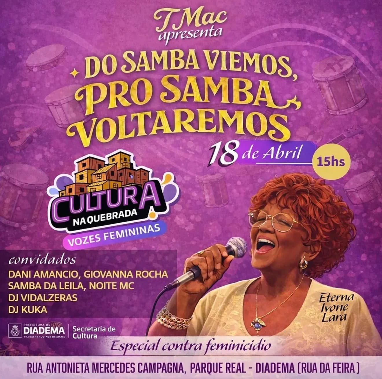 Banner do evento Cultura na Quebrada - Diadema