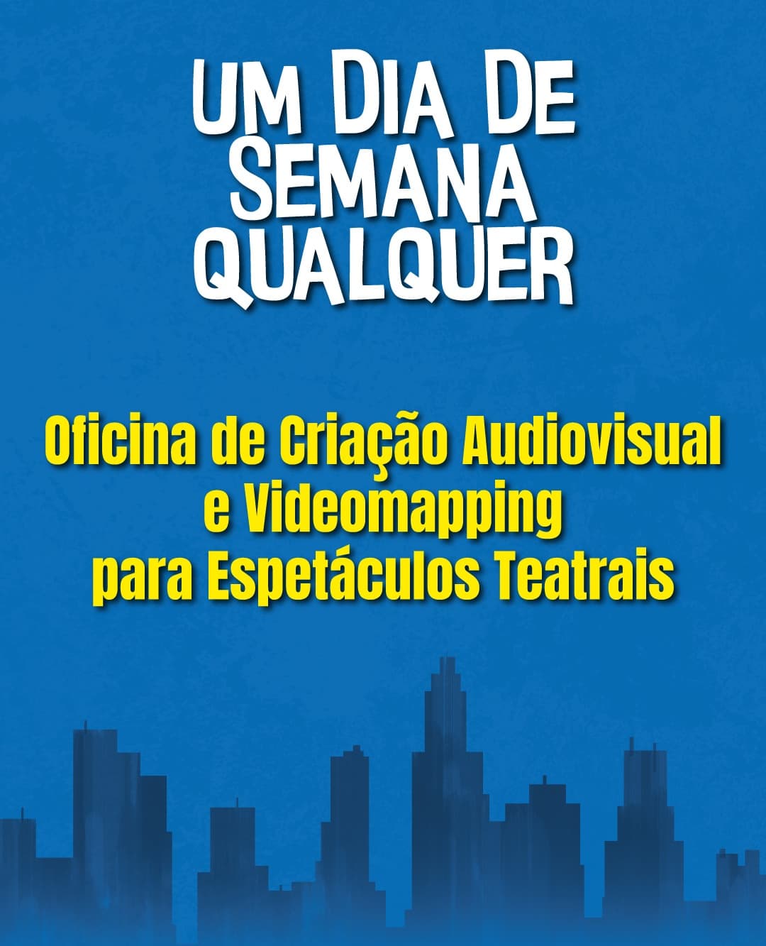 Banner do evento Oficina de videomapping - Criação Audiovisual e Videomapping para Espetáculos Teatrais