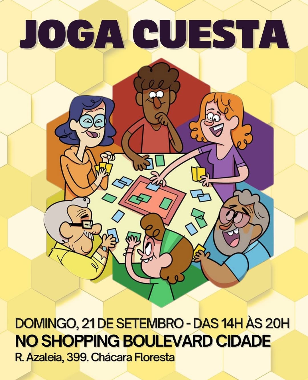Banner do evento JOGA CUESTA 🎲