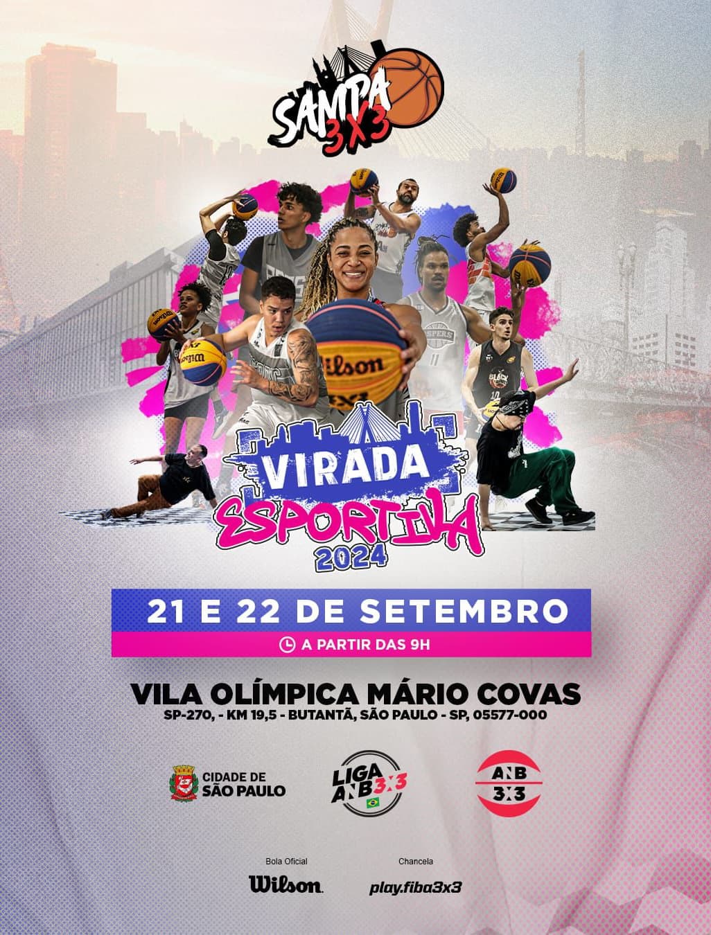 Banner do evento Virada Esportiva 2024