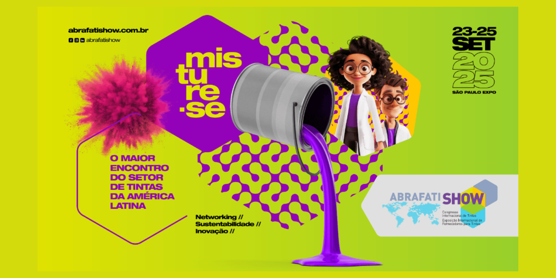 Banner do evento ABRAFATI SHOW