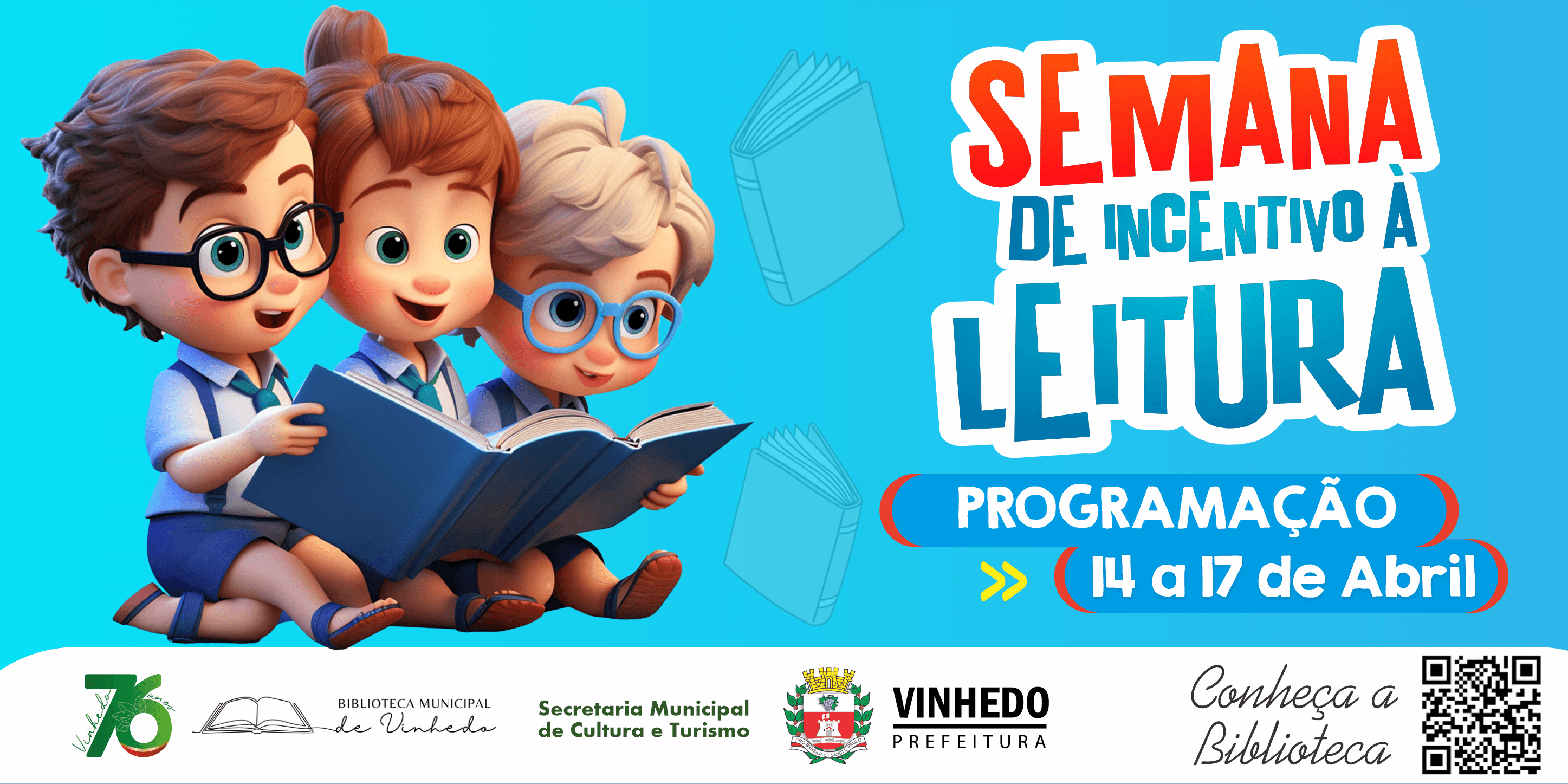 Banner do evento SEMANA DE INCENTIVO À LEITURA