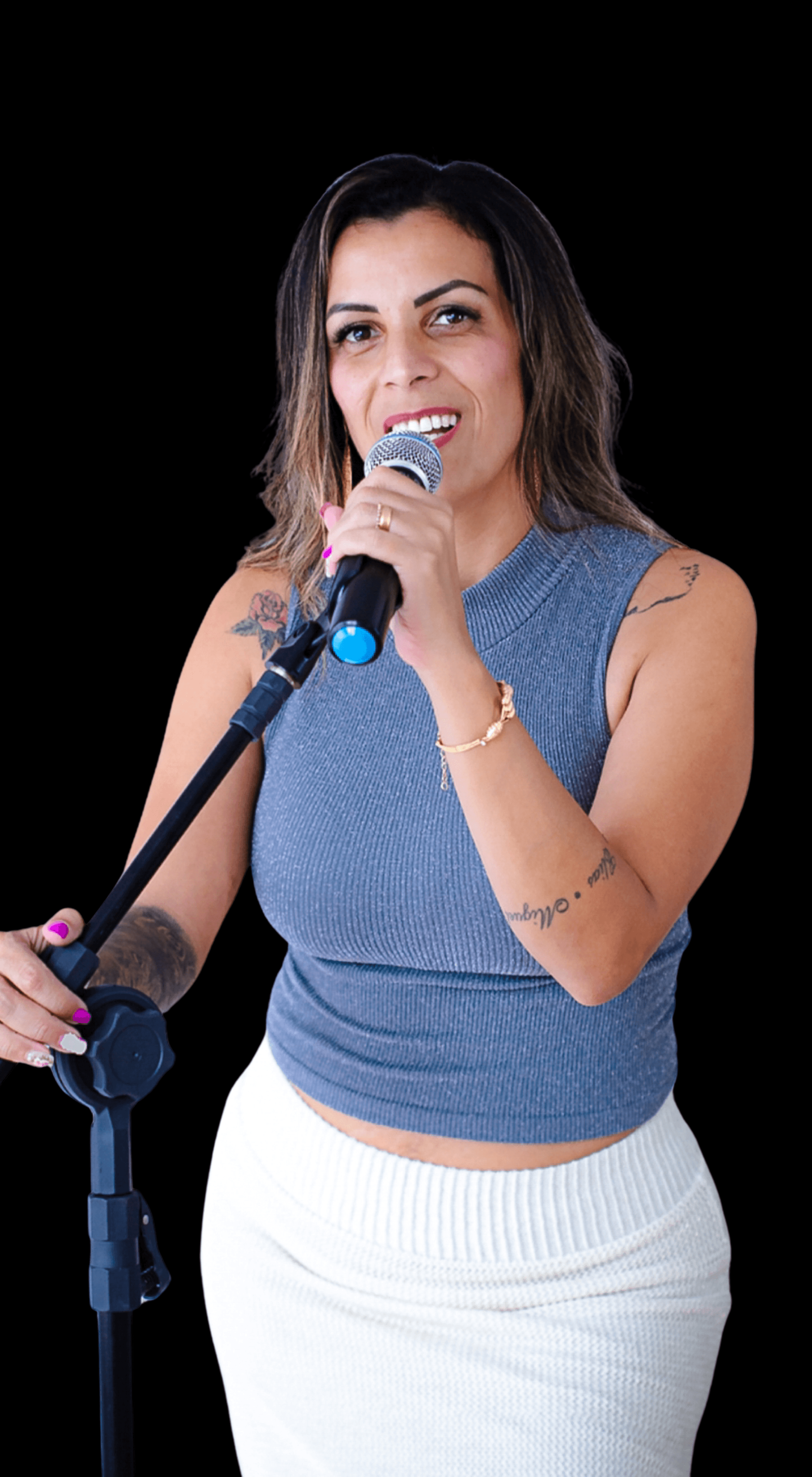 Banner do evento "Domingo Musical: “Mulheres do Brasil”, com Marcela Santos "